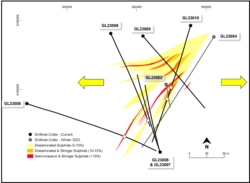 Fathom 2023 Drillhole Plan Map (Plan View)